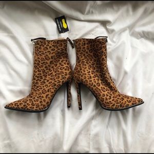 Dolls Kill Leopard Print Boots